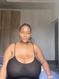 Blessing from acra front massive breast for TikTok fans