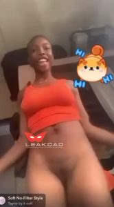 Abigail shows her sexy boy on livestream