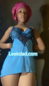 Unical final year student display her nice breast while masturbating
