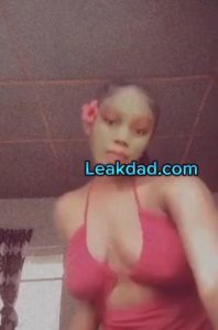 African girl show off her beautiful breast on cam