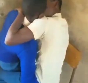 Ghana shs student having fun in class