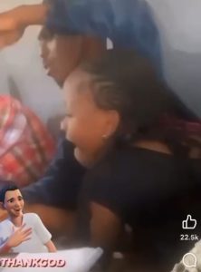 Casted raw; Nigerian university student caught giving boyfriend blowjob in class