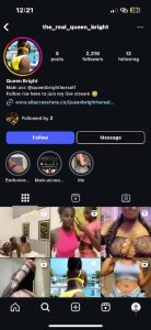 Leak nude video of instagram user queen bright flood online
