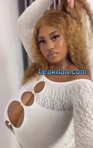 Naughty girl seduce men with big boobs