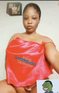 Young Nigerian graduate masturbate on bigo app