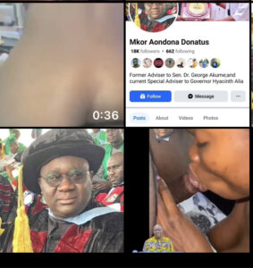 Prt1- leak blowjob of hon. Mkor donatus with female student Matilda dooshima yombo
