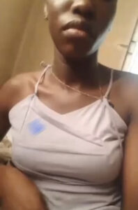 Naughty girl show off her big breast.