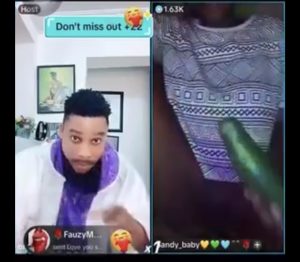 TikTok baddy sandy baby masturbate with cucumber on TikTok live
