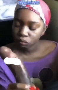 African Intense blowjob