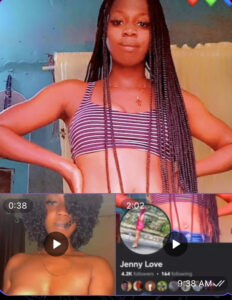 Leak- prt1; masturbation video of Jenny love to Facebook lover