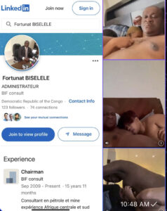 Leak- DR Congo adviser to president fortunat biselele sex video collection