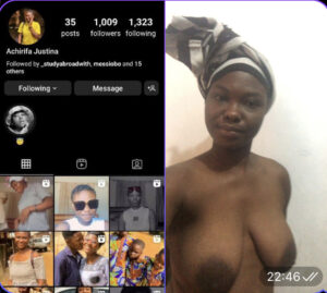 Leak- masturbation video of achirifa Justina