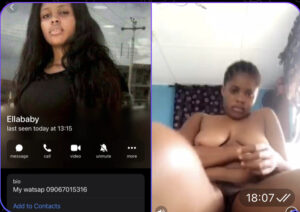 Leak- Ella baby masturbation video to telegram user