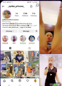 Leak- instagram influencer oyinbo_princexx_ nude video