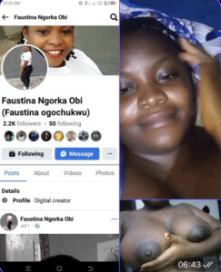 2025 leak- Facebook user Faustina ogochukwu obi leak nude video