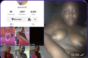 Leak- TikTok user @derie105 masturbates her wet pussy