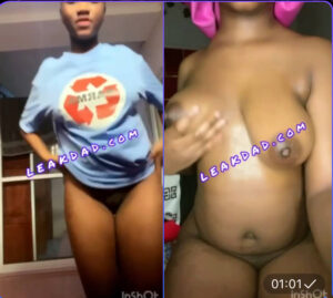 Ebony black naija babe masturbate on live stream