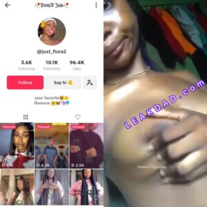 JustFlora2 Leaked Sextape 2025 – PrettySuju Florence Fingers Wet Black Pussy in Viral TikTok Scandal