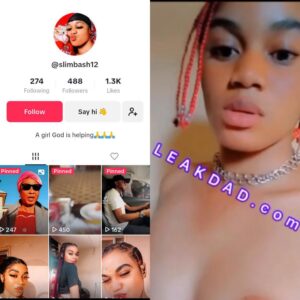 TikTok leak sextapes 2025- slimbash masturbate her pussy