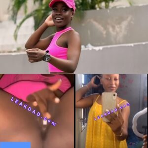 Leak sextapes 2025- pretty naija babe masturbate her pussy with cucumber