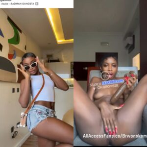 Leak masturbation video of allaccessfans model- brwonskom