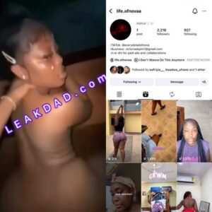 TikTok viral naija leak sextapes- everydetailofnova gets fuck by sugar daddy