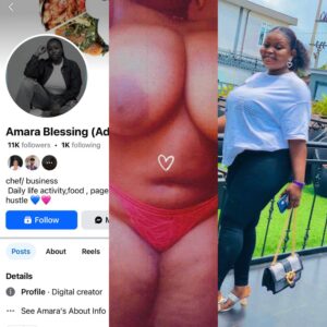 Naija viral Facebook leak- Amara blessing aka adorable heart sent nude to online boyfriend for iPhone 17