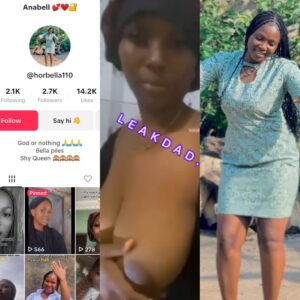 TikTok leak video- horbella110 fuck her pussy with long fingers