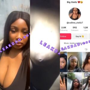TikTok naija leak video- stellz masturbate her pussy for her online client.