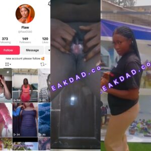 TikTok leak nude video- tiktoker flaw masturbate her wide pussy for online boyfriend