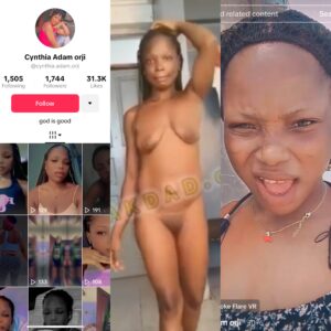 Naija exposed TikTok leak sextape- Cynthia Adam orji gets fuck by online boyfriend during meet up