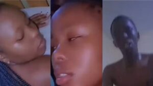 New leak sextape- Kenyan tiktokers fuck on camera as he cum on her butt