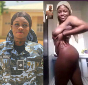 Naija viral leak tapes- police woman masturbate her tight pussy for senior officer Alugo