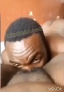 Naija lady gets her ass suck so good