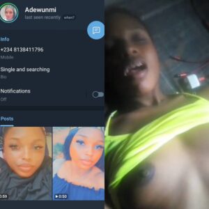 Naija polytechnic babe Jennifer adewunmi fingered her tight pussy for boyfriend