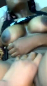 Man does deep finger penetration on Ashawo