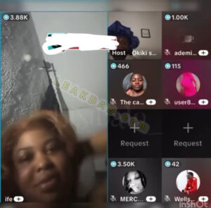 Nigerian lady stream on TikTok live the moment he fuck a man live.