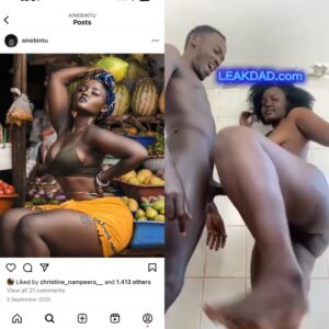 Leak sex tape of Ainebintu gets fuck by model director