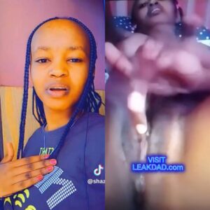 Naija viral leak tapes- shazzy goes hard on her pussy for TikTok lover