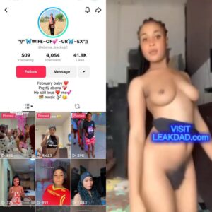 Ghana viral TikTok leak nude video tiktoker abena_backup1 nude video
