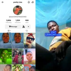 Naija TikTok leak- pretty Lisa masturbate her black pussy with hammer handle