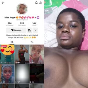 TikTok viral leak nude videos- miss angie nude video got posted