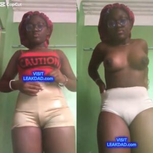 African Teen leak nude video- Benita strip naked for school boyfriend