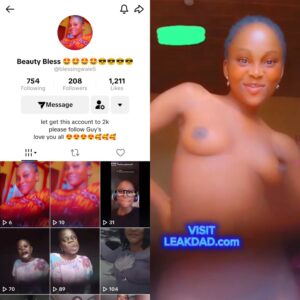 Naija TikTok leak nude video- blessing wale send nude masturbation video to online boyfriend