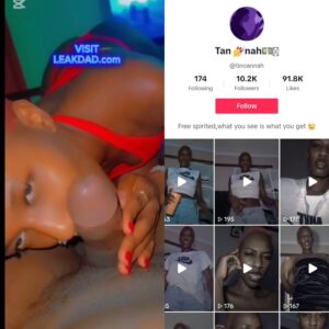 TikTok nude video – tinoannah masturbate and suck dick