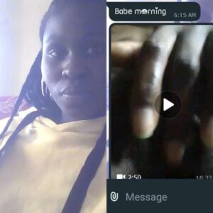 Naija lover girl sent early morning masturbation video to lover