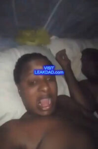 Naija tapes- married woman masturbate her pussy to lover while in bed with sleeping husband