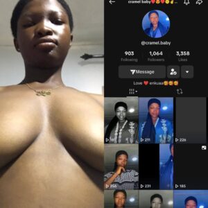 Naija TikTok leak nude video- cramel baby masturbate her pussy on camera