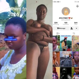 TikTok slay queen afia pinky nude masturbation video