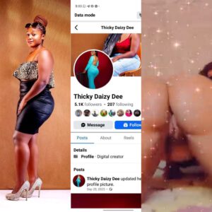 Facebook user thicky daizy Dee nude twerk video
